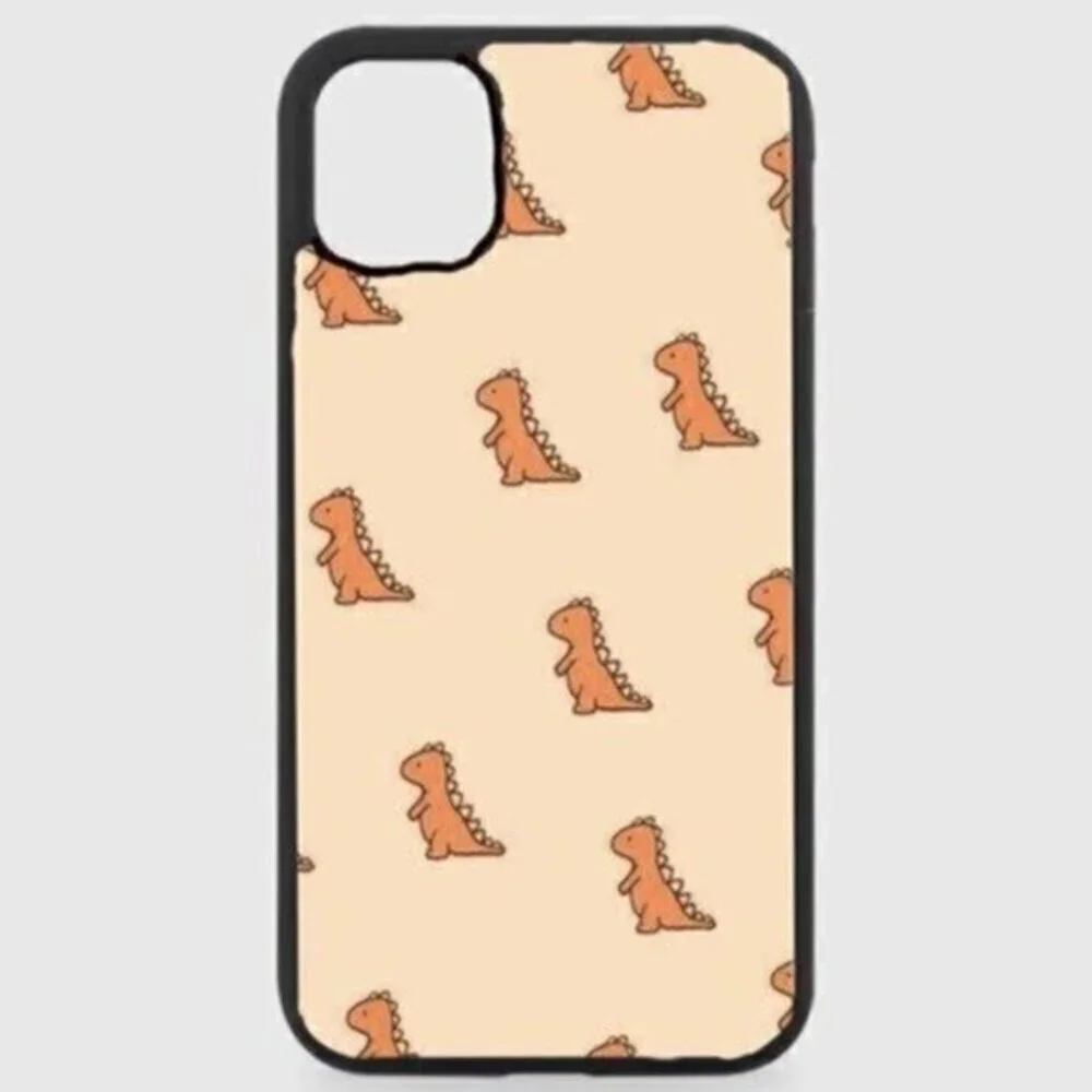 Orange Dinosaur Phone case